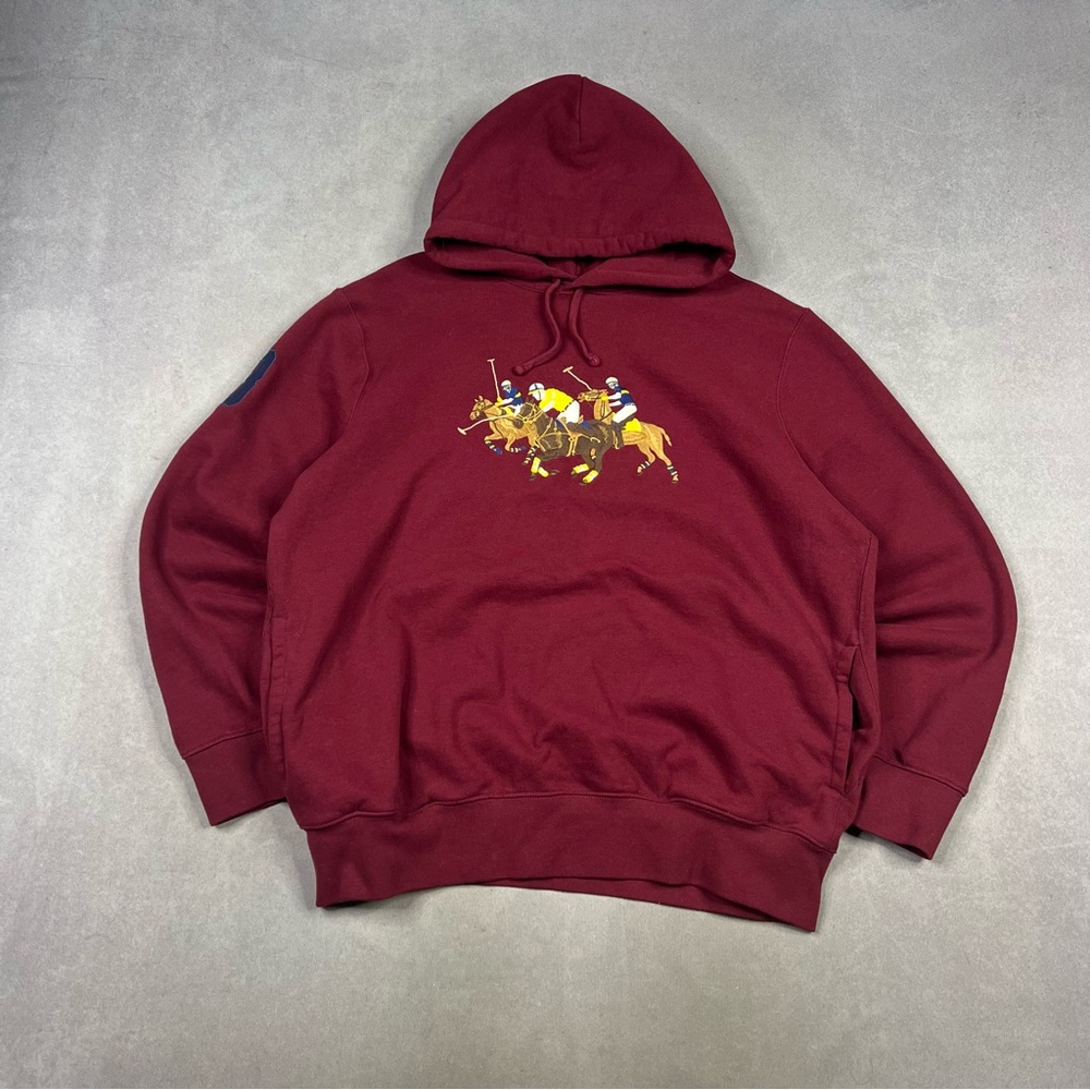 Ralph Lauren Men's Deep Red Hoodie